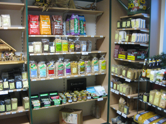 Blick in unseren Mühlenladen